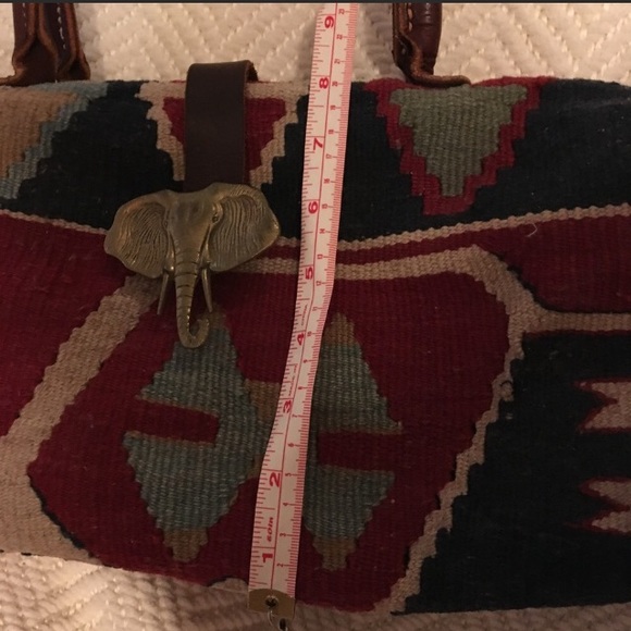 RARE One of a Kind Unique Hand Made Vintage Kilim - Picture 13 of 16